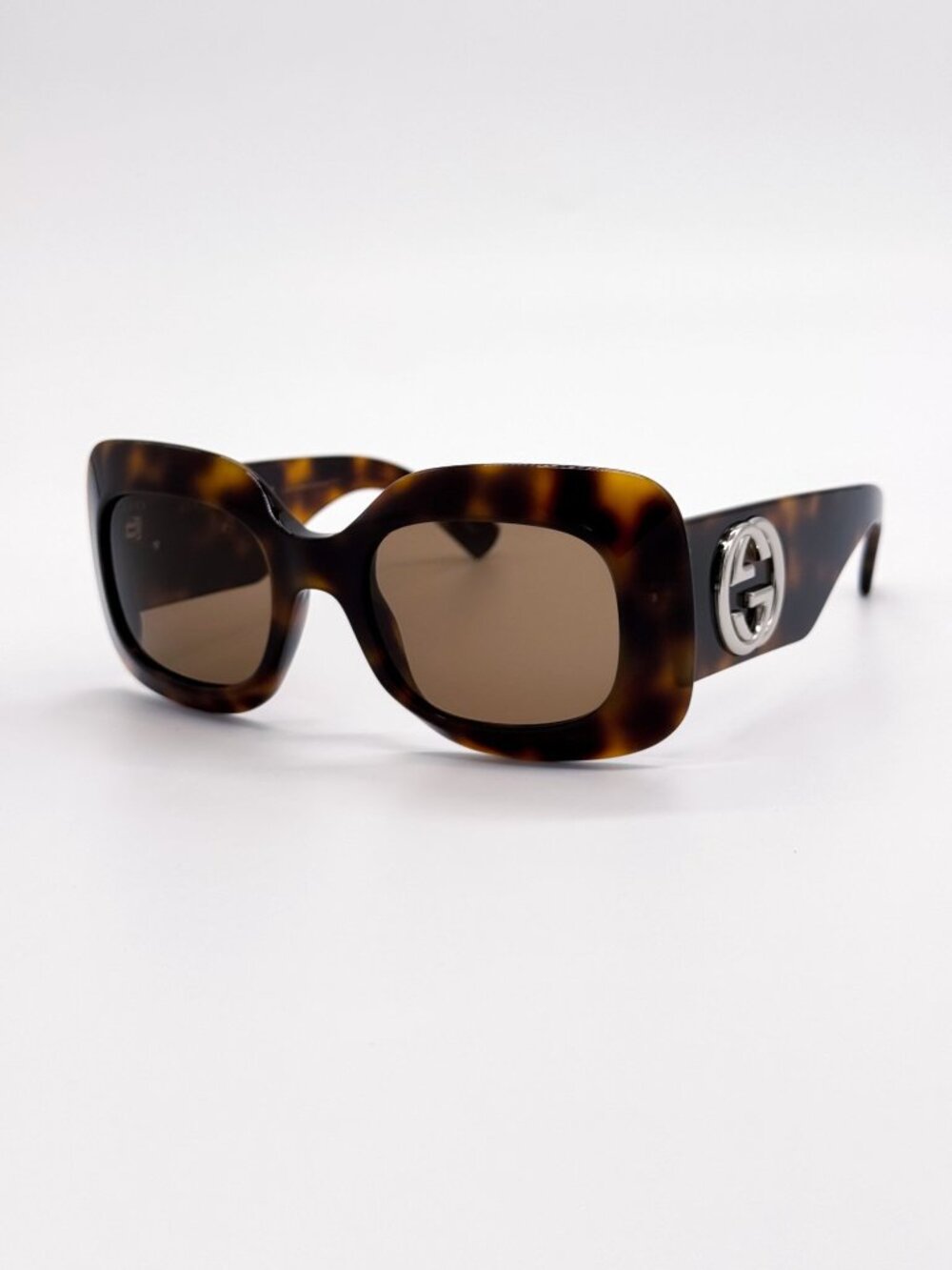 NEW GUCCI SUNGLASSES GG1695S 002 HAVANA SQUARE WOMEN GUCCI EYEWEAR - Picture 4 of 11